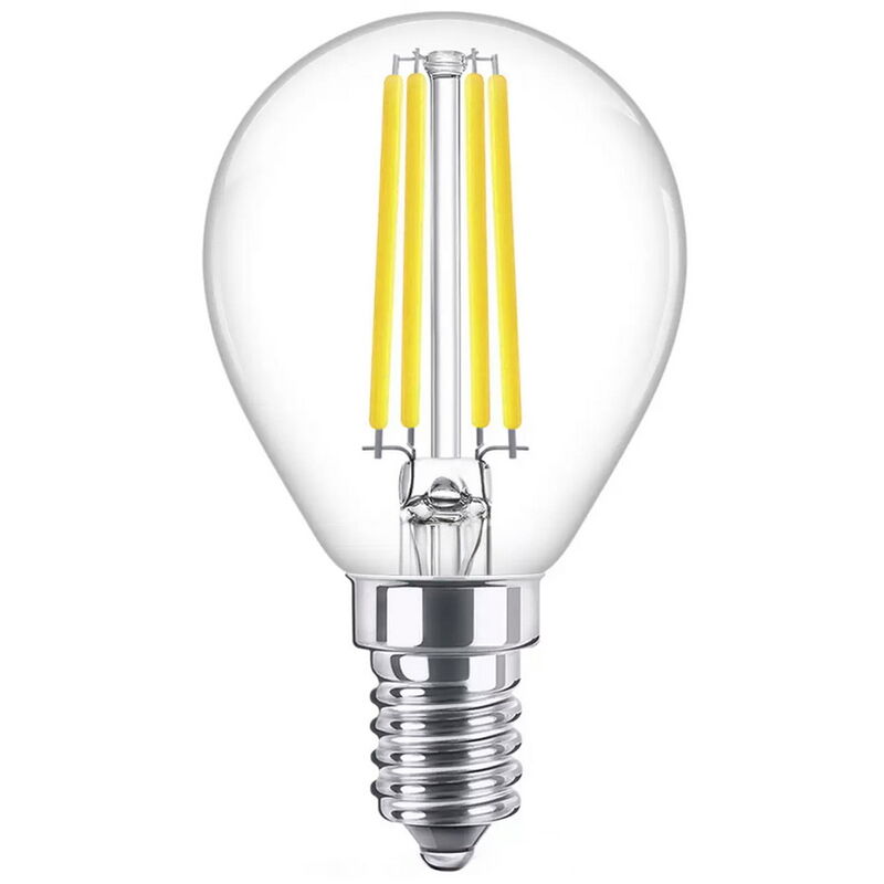 foto del prodotto lampadina led a filamento e14 g45 a sfera 6w classe c alta efficienza bianco neutro 4000k novaline