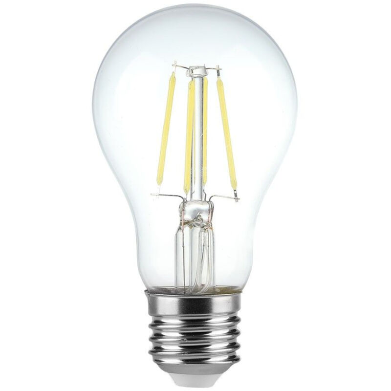 foto del prodotto lampadina led a filamento e27 4w,100lm w forma a60 luce 6500k 217120 v tac