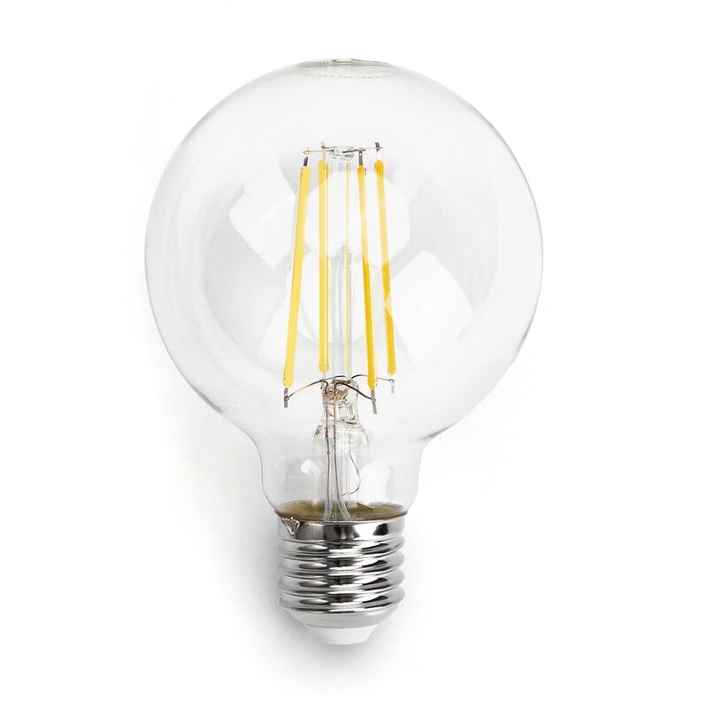 foto del prodotto lampadina led a filamento e27 g80 a globo 4w bianco caldo 2700k aigostar