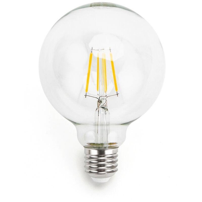 foto del prodotto lampadina led a filamento e27 g95 a globo 8w bianco caldo 2700k aigostar