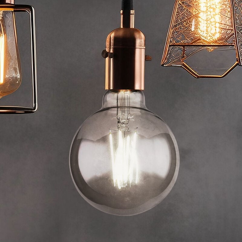 foto del prodotto lampadina led a filamento lampadina led retr lampadina edison a filamento vintage, dimmerabile, trasparente, 7w 700lm bianco caldo, dxh 9,5x14cm