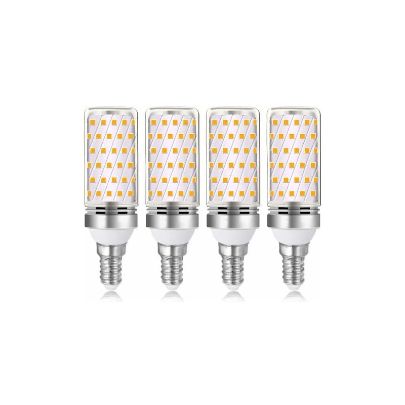 foto del prodotto lampadina led a mais e14 16w bianco caldo 3000k, 1600lm, equivalente alogena e14 120w, ca 230v, non dimmerabile, lampada led a mais e14 con base
