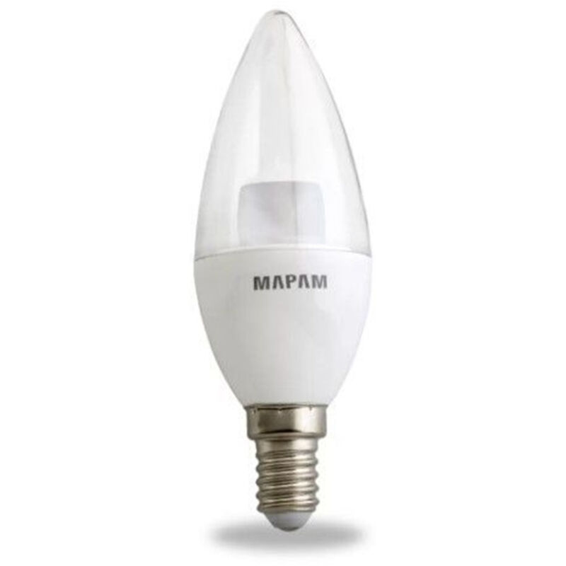 foto del prodotto lampadina led a oliva trasparente e14 5watt luce fredda 6500k alta qualit 00265 trade shop traesio