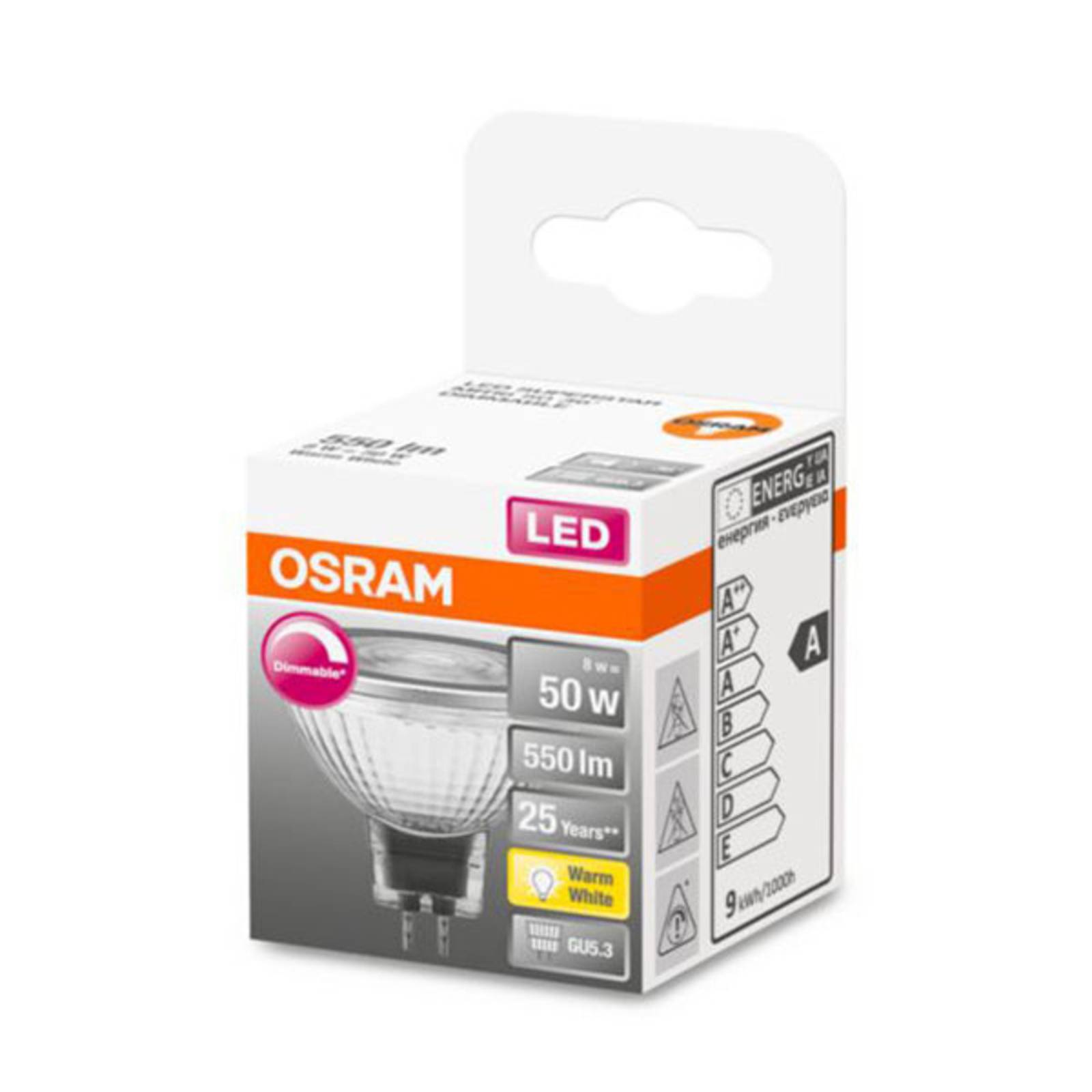 foto del prodotto lampadina led a riflettore gu5.3 6.8w 927 36 dimmerabile osram
