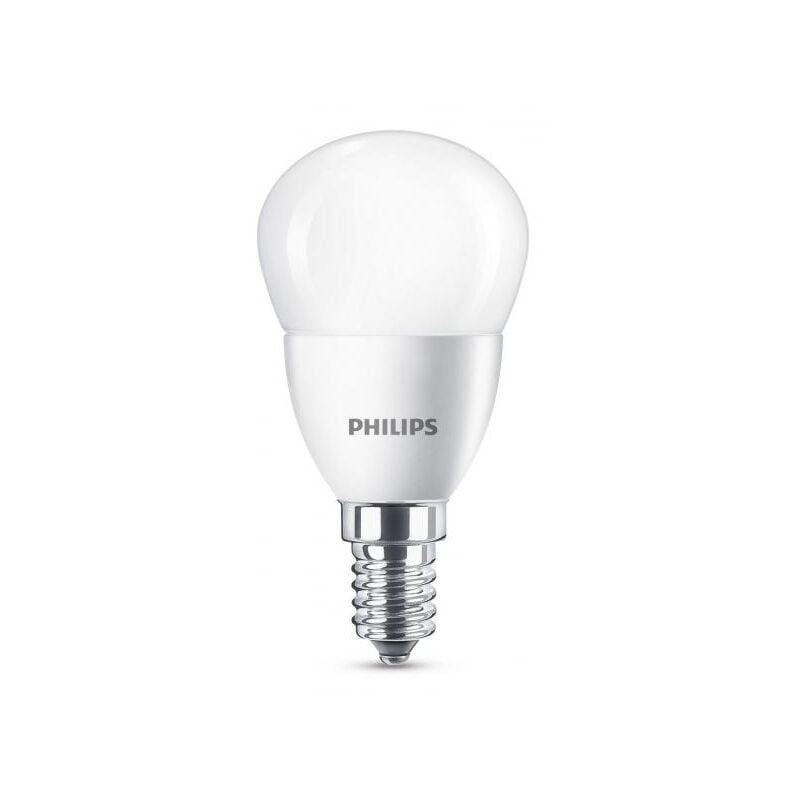 foto del prodotto lampadina led a sfera 40w e14ww 230v nd philips