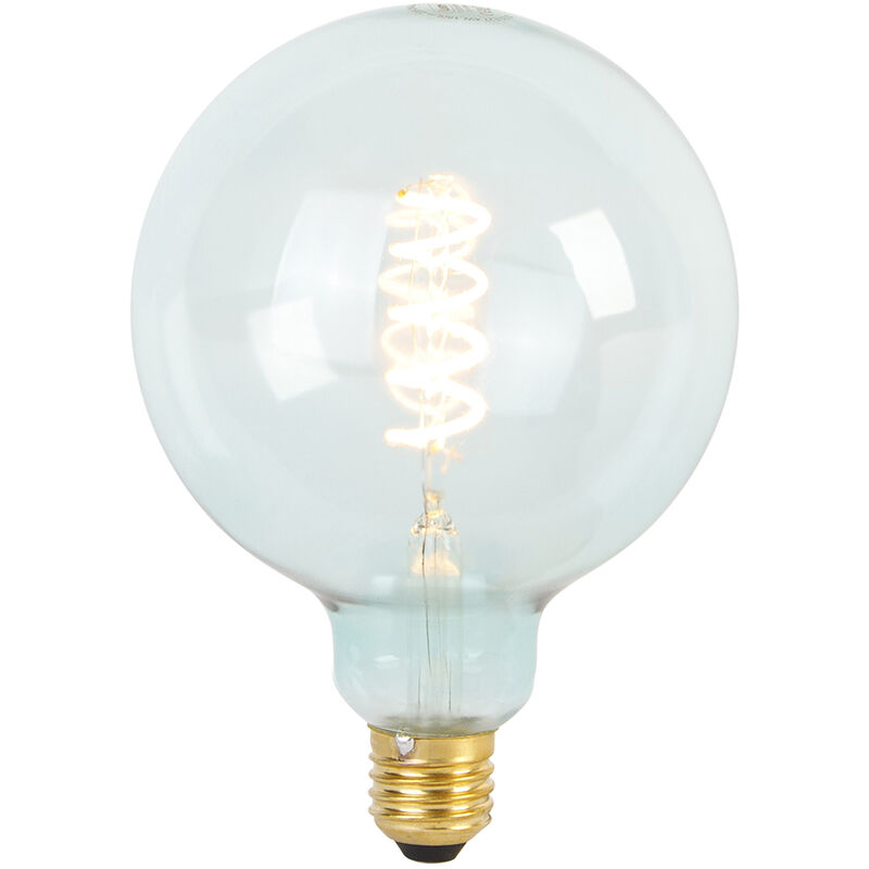 foto del prodotto lampadina led a spirale con filamento e27 dimmerabile g125 blu 4w 180lm 1800k luedd