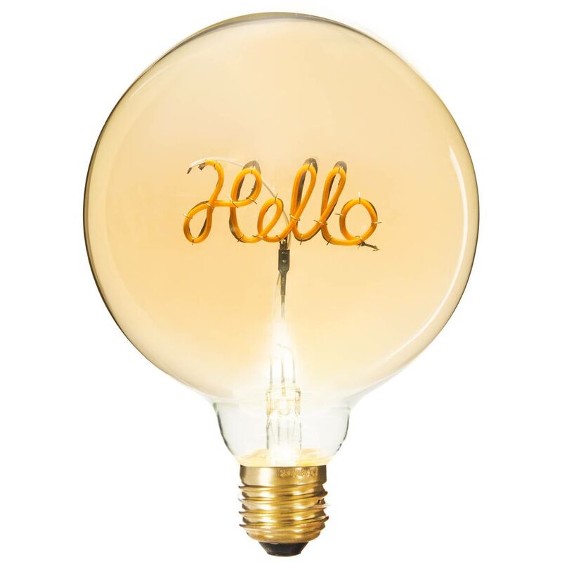 foto del prodotto lampadina led ambra hello hello,d13cm e27 atmosphera cr ateur d int rieur
