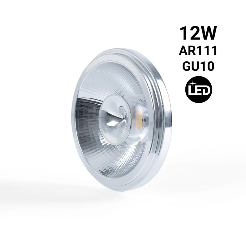 foto del prodotto lampadina led ar111 con base gu10 da 12w bianco caldo