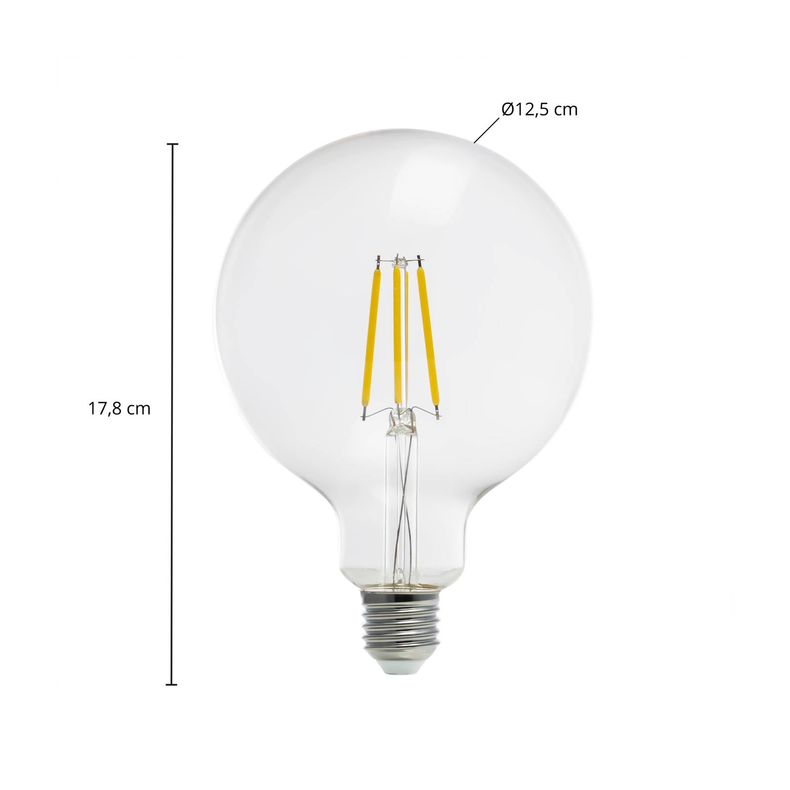 foto del prodotto lampadina led arcchio globel, g125 e27 3,8w, 3000k, 806lm