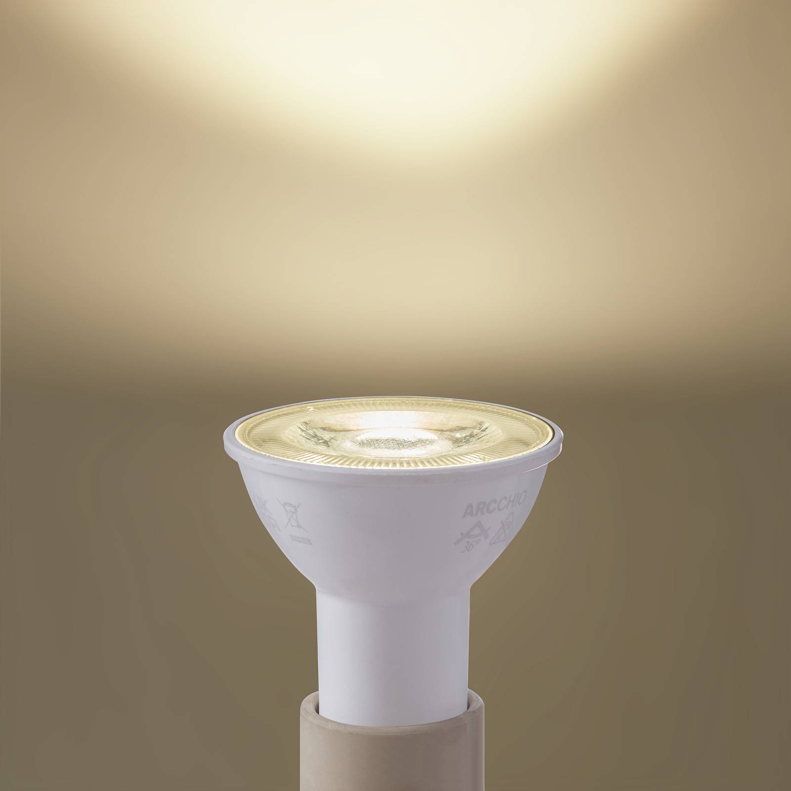 foto del prodotto lampadina led arcchio, gu10 2w, bianca, 4000k, 360 lm