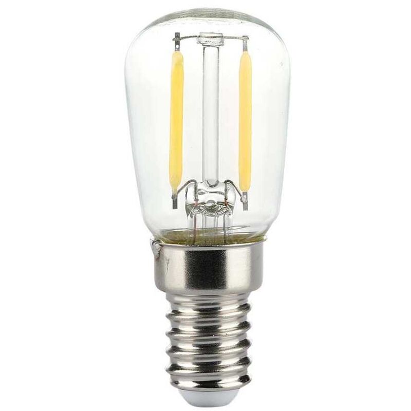 foto del prodotto lampadina led attacco e14 da 2w st26 filamento bianco caldo - v-tac