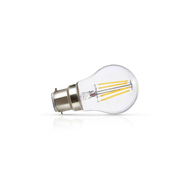 foto del prodotto lampadina led b22 4w 510lm g45 bianco hot 2700k