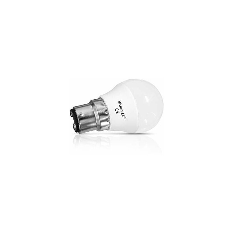 foto del prodotto lampadina led b22 g45 6w 510lm 180 45mmx80mm bianco naturale 4000k