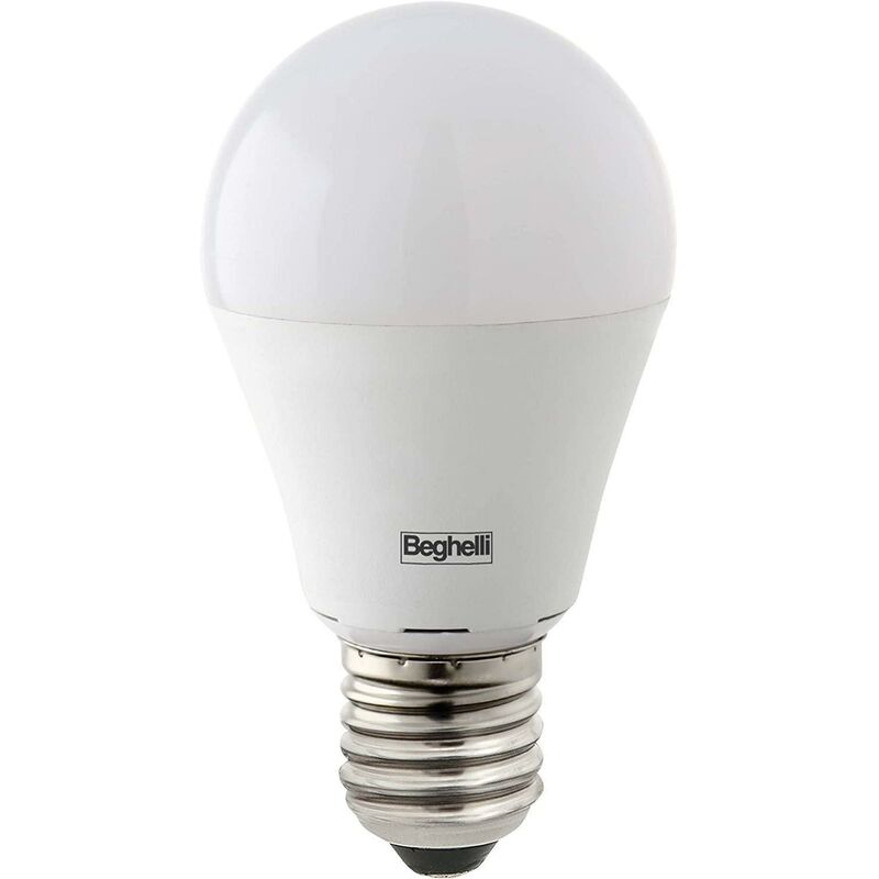 foto del prodotto lampadina led beghelli goccia, 15w, e27, 1600 lm, luce calda 3000k, bianca, beg 56800