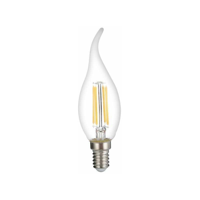 foto del prodotto lampadina led c35 filame vento soffiaggio 4w dimmerabile e14 bianco hot 2700k