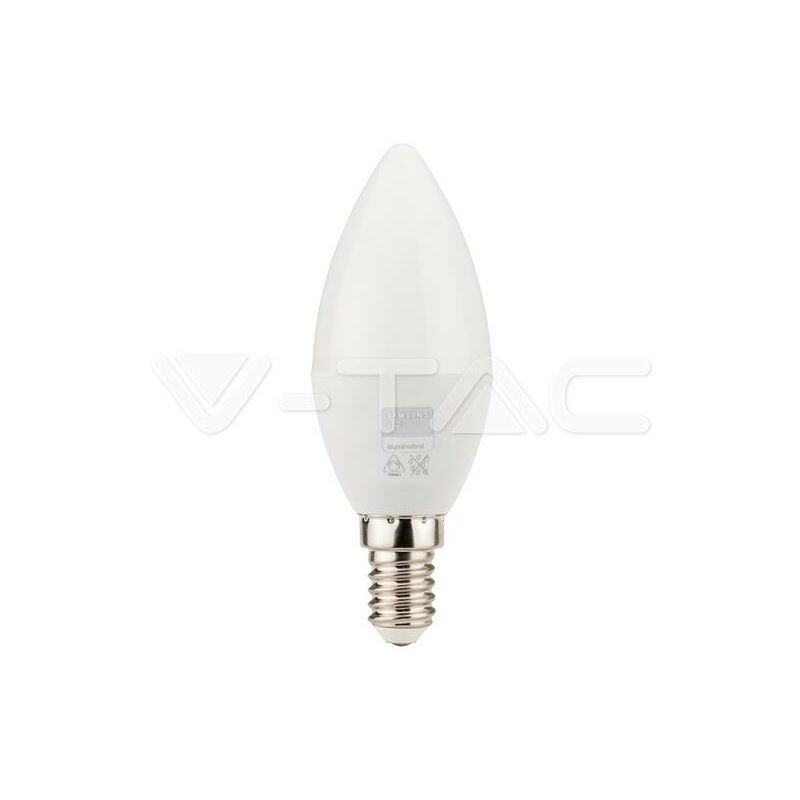 foto del prodotto lampadina led c37 v tac chip samsung dimmerabile 5,5w e14 3000k vt 293d 2120045