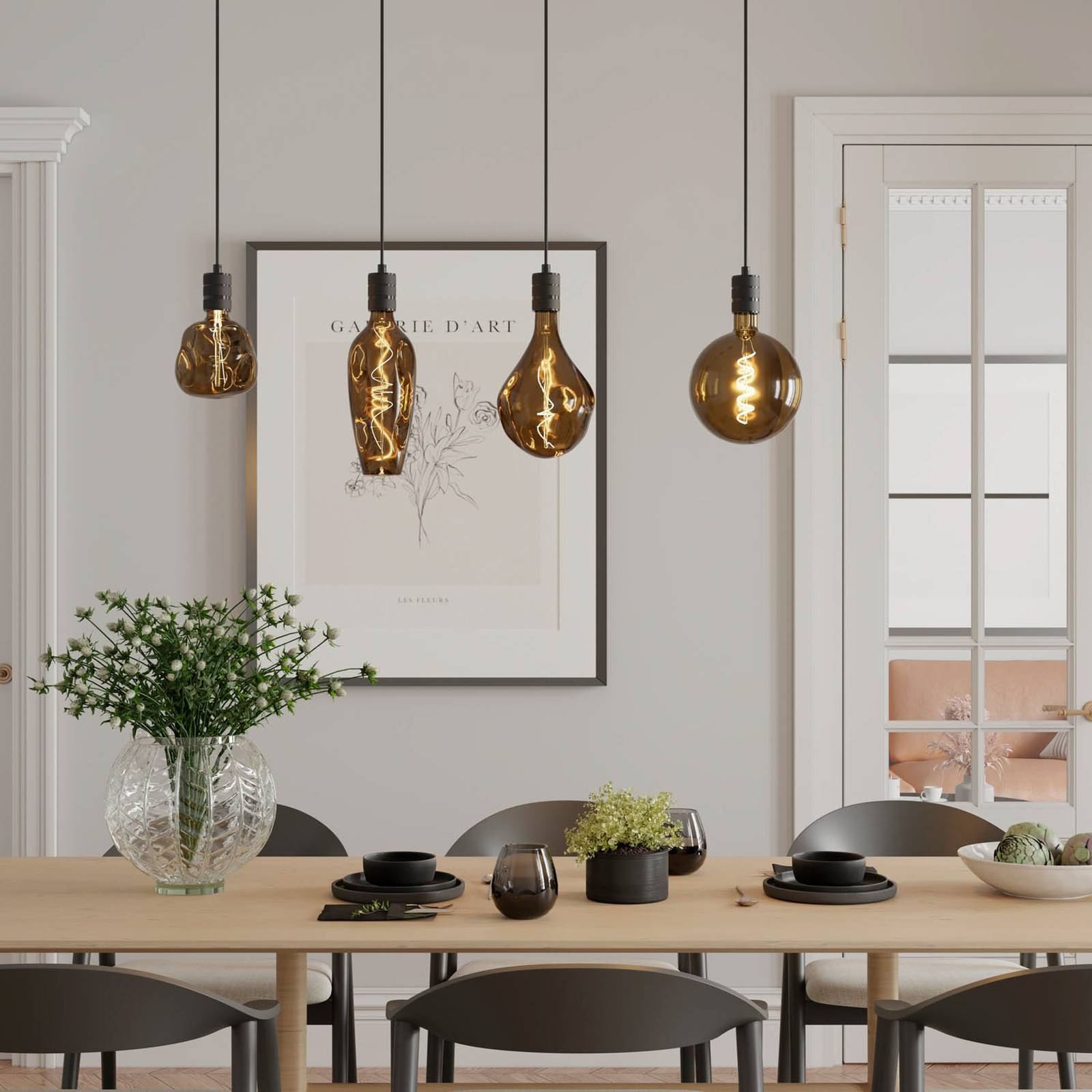 foto del prodotto lampadina led calex organic evo e27 6w dimmerabile naturale