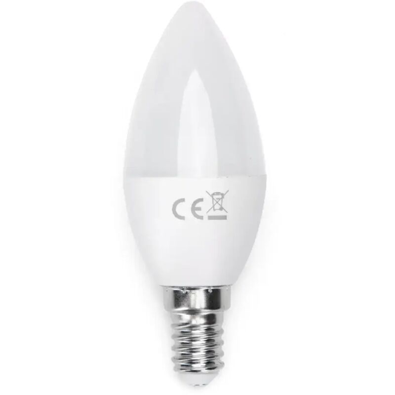 foto del prodotto lampadina led candela c37 e14 bianco caldo f 6 watt