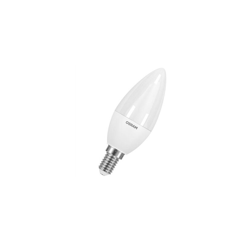 foto del prodotto lampadina led candela e14 classic 4,9w 6500k 470lm ip20 3,7x9,6cm colore bianco