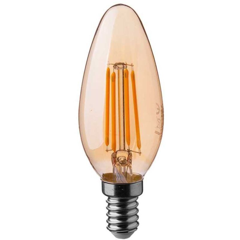 foto del prodotto lampadina led candela v tac 4w e14 2200k vt 1955 n 7113 217113