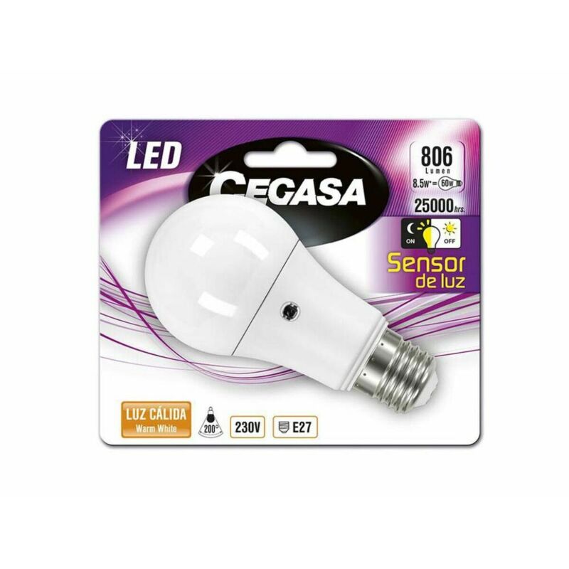 foto del prodotto lampadina led cegasa 2700 k 8,5 w