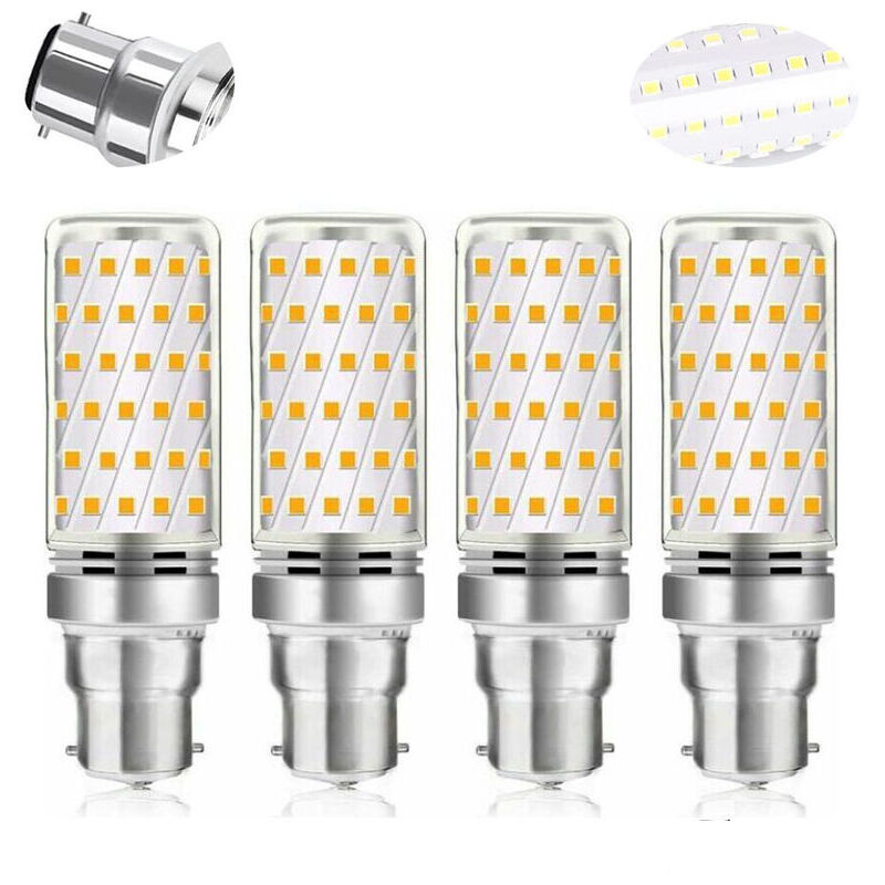 foto del prodotto lampadina led corn b22 16w bianco freddo 6000k, betterlife 1600lm, equivalente alogena 100w 120w, ac 230v, lampadina per garage studio, non