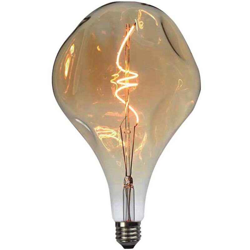 foto del prodotto lampadina led di arredo forma a165s attacco e27 4w filamento a spirale ambrato 2700k 23168 v tac