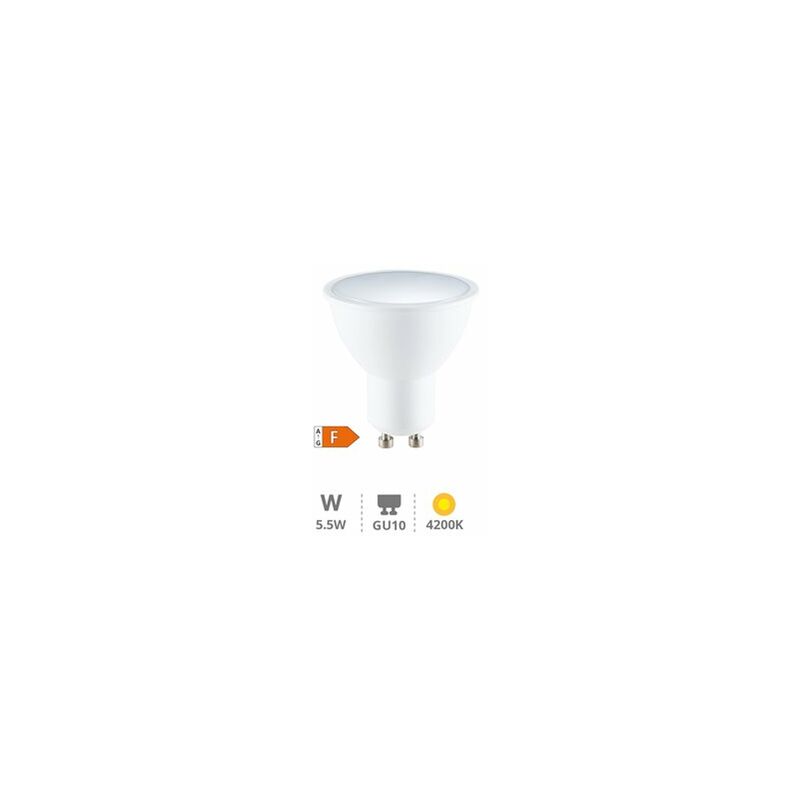 foto del prodotto lampadina led dicroica 5,5w gu10 4200k