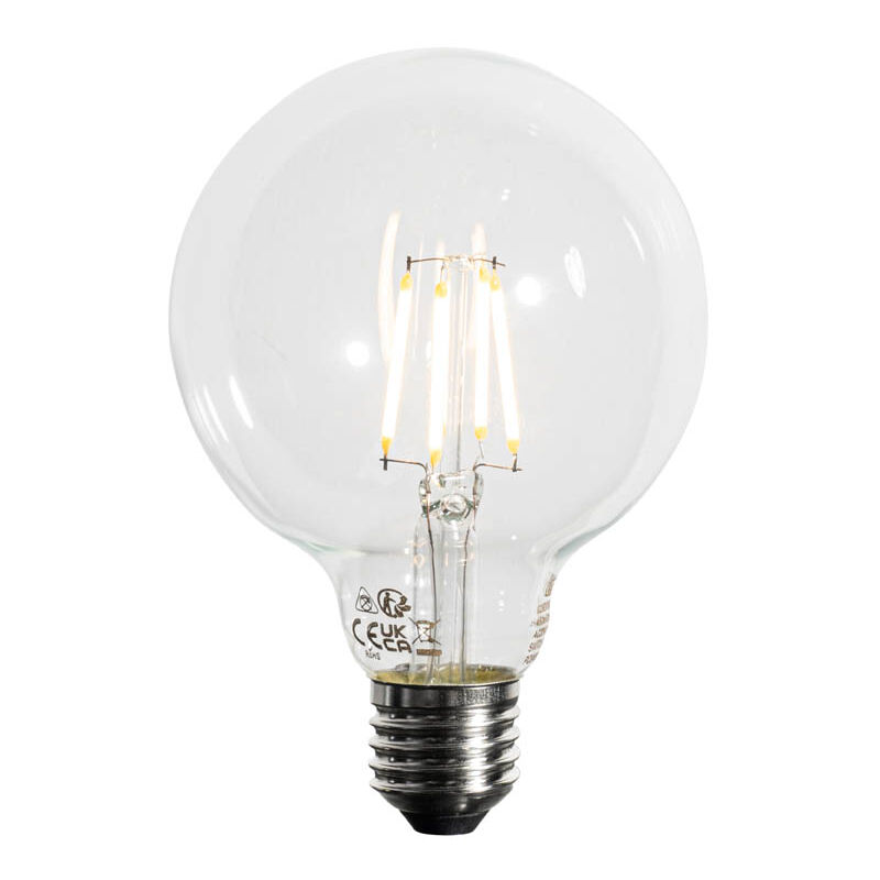 foto del prodotto lampadina led dimmerabile a 3 livelli e27 g95 4w 450lm 3000k luedd