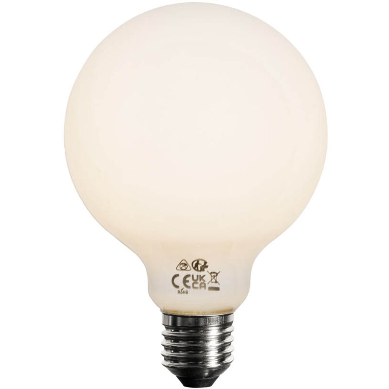 foto del prodotto lampadina led dimmerabile a 3 livelli e27 vetro opalino g95 4w 450lm 3000k luedd