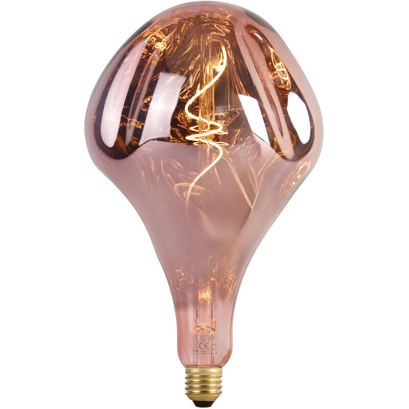 foto del prodotto lampadina led dimmerabile e27 a165 rosa 6w 80lm 1800k calex