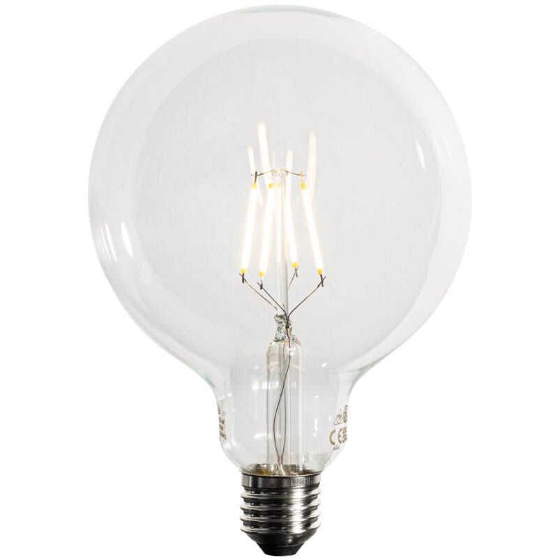 foto del prodotto lampadina led dimmerabile e27 g125 5w 450lm 3000k luedd