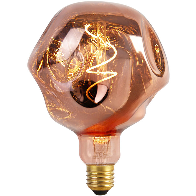 foto del prodotto lampadina led dimmerabile e27 g125 rosa 4w 70lm 1800k calex