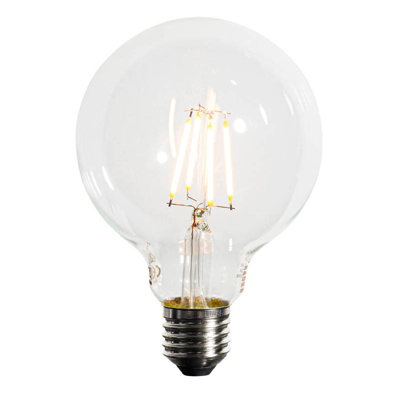 foto del prodotto lampadina led dimmerabile e27 g95 5w 450lm 2200k luedd