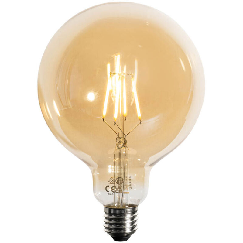 foto del prodotto lampadina led dimmerabile e27 oro g125 5w 450lm 3000k luedd