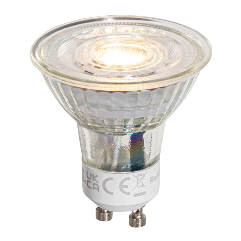 foto del prodotto lampadina led dimmerabile gu10 50mm trasparente 4,9w 500 lm 2700k luedd