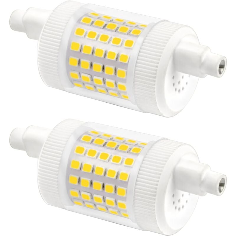 foto del prodotto lampadina led dimmerabile r7s 78mm, 15w, bianco freddo 6000k, 1500lm, ac 230v, equivalente a lampadina alogena r7s 120w 100w, led lineare j78 per
