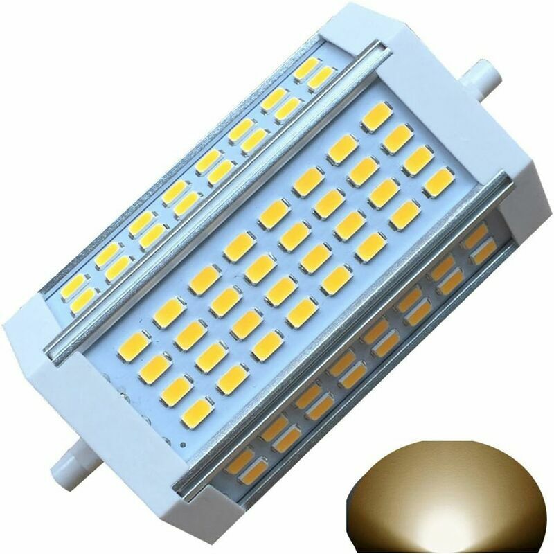foto del prodotto lampadina led dimmerabile r7s j118 30w luce calda 3000k ac 220v sostituzione per lampadine alogene r7s dpzo