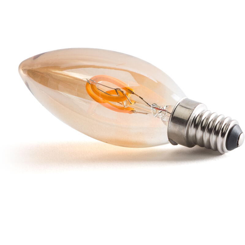 foto del prodotto lampadina led e14 4w 380lm 2000 k filamento 40.000h wr c35 4w r 