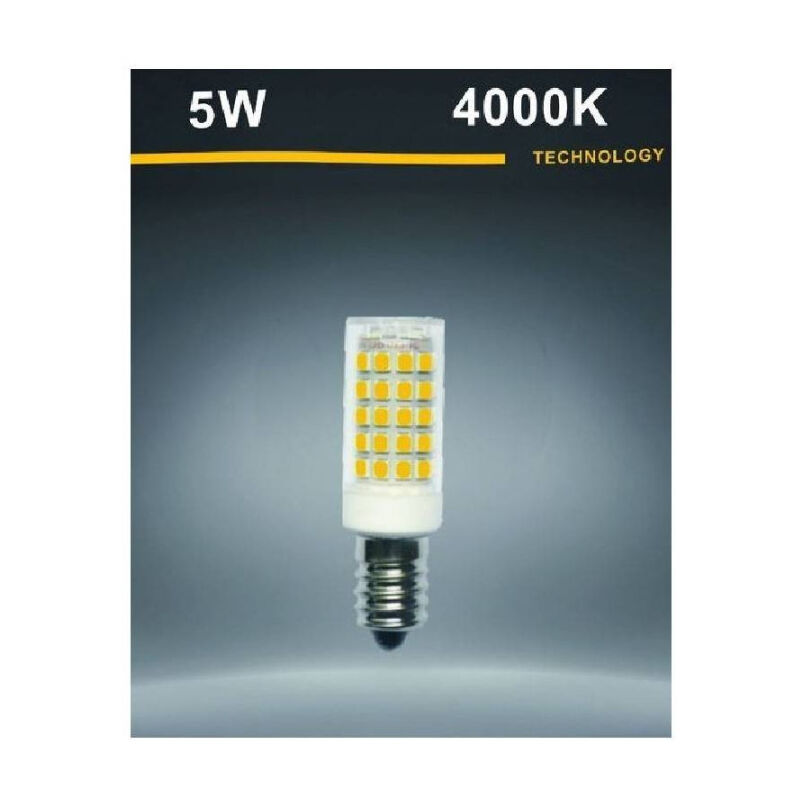 foto del prodotto lampadina led e14 5 watt toni di luce calda 3000k fredda 6500k naturale 4000k bianco naturale trade shop traesio