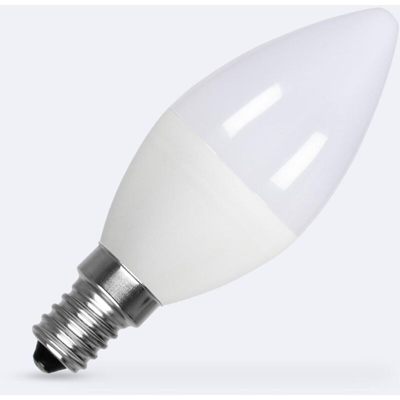 foto del prodotto lampadina led e14 5w 500lm c37 bianco caldo no flicker 3000k
