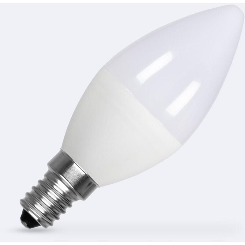 foto del prodotto lampadina led e14 5w 500lm c37 no flicker 6500k bianco freddo