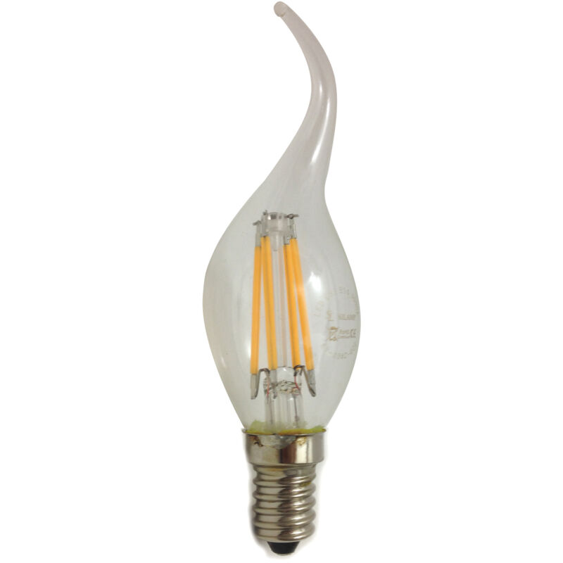 foto del prodotto lampadina led e14 6w colpo di vento attacco piccolo l1 6wluce calda 3000k