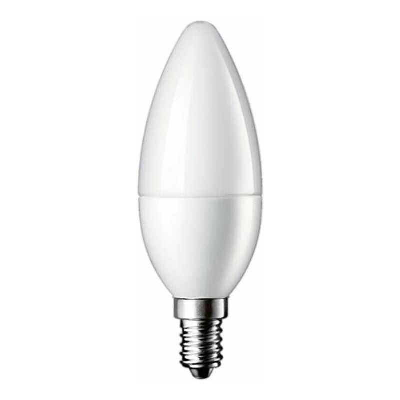 foto del prodotto lampadina led e14 a fiamma 6w bianco naturale 4500k
