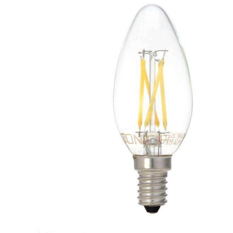foto del prodotto lampadina led e14 c35 da 4w equivalenti a 32w bianco naturale 4500k