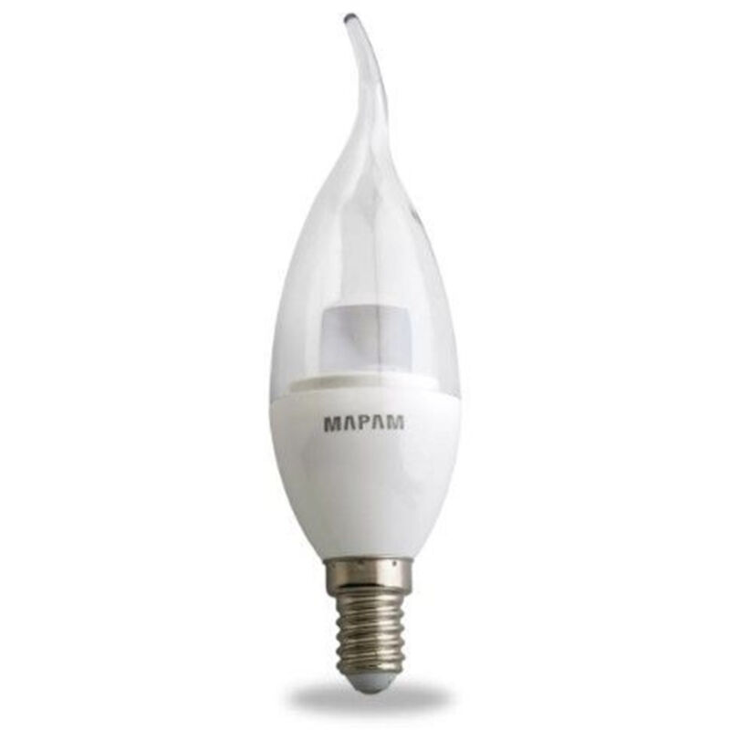 foto del prodotto lampadina led e14 candela trasparente 5 watt luce fredda 6500k alta qualit 00289 trade shop traesio