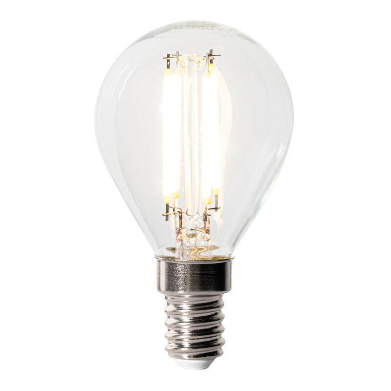 foto del prodotto lampadina led e14 dimmerabile a 3 livelli p45 trasparente 5w 470 lm 3000k luedd