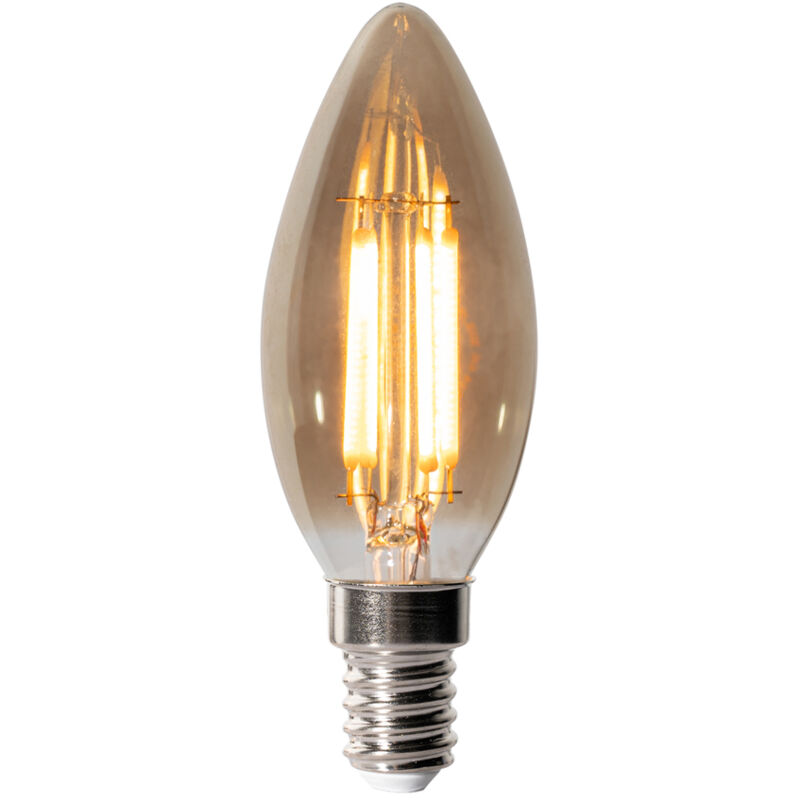 foto del prodotto lampadina led e14 dimmerabile b35 fum 4w 300 lm 2200k luedd