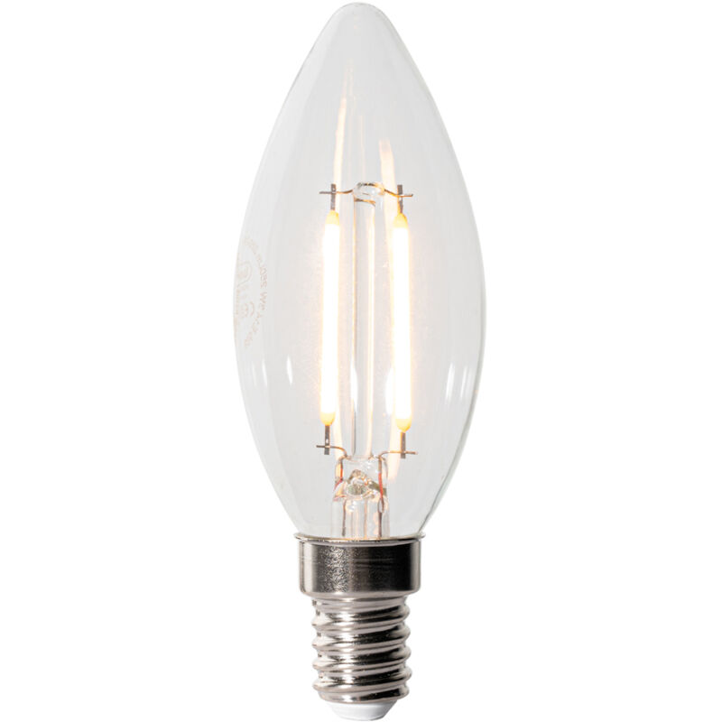 foto del prodotto lampadina led e14 dimmerabile b35 trasparente 3w 250 lm 2200k luedd