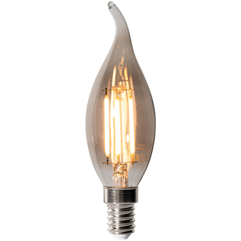 foto del prodotto lampadina led e14 dimmerabile bxs35 fum 4w 300 lm 2200k luedd